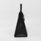 Sac Kelly 32 en cuir noir Hermès
