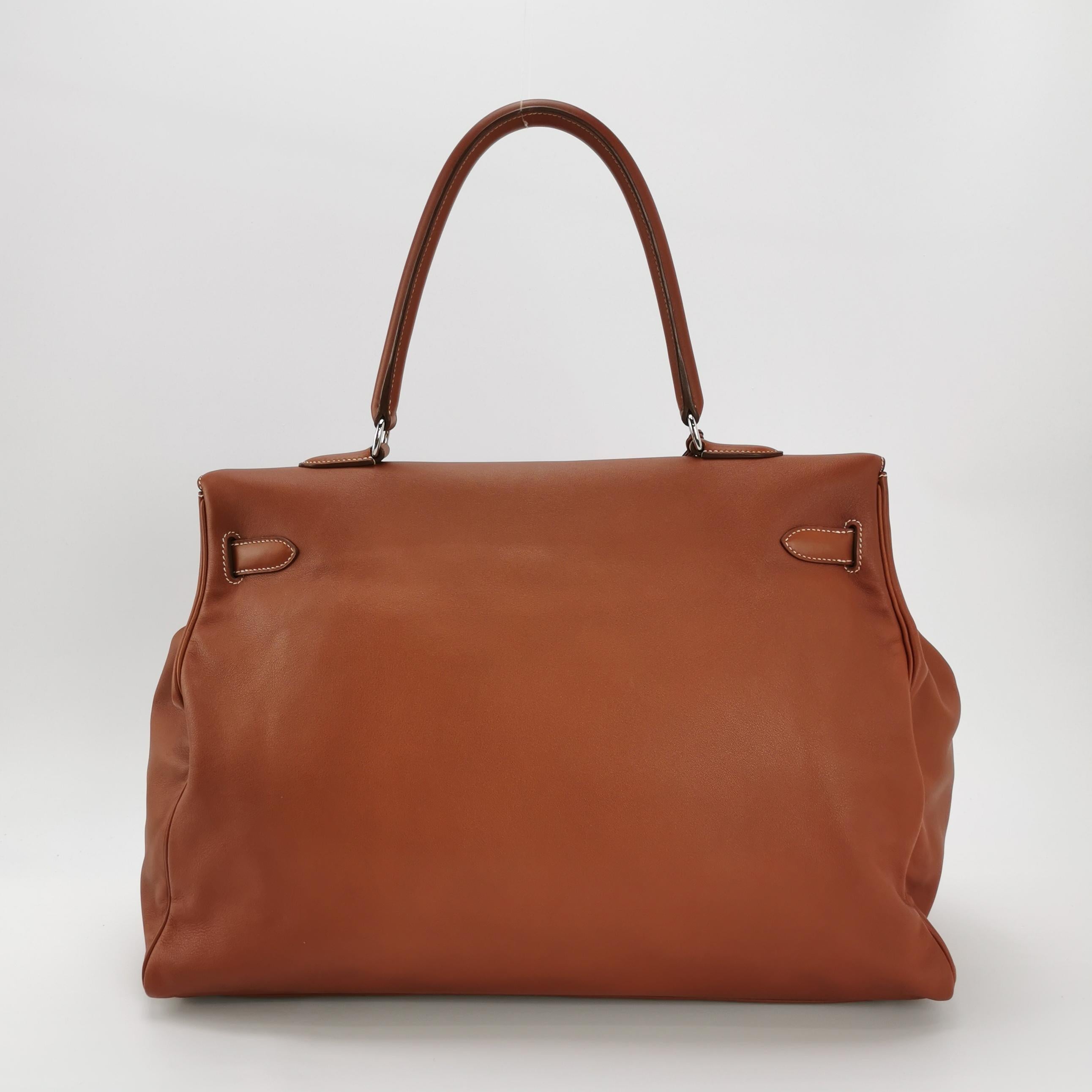 Sac Kelly 50 en cuir marron Hermès