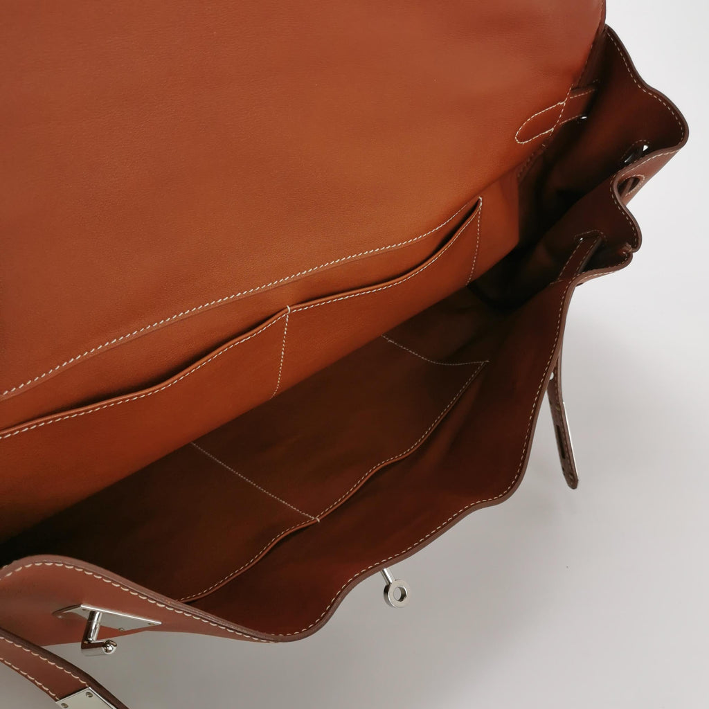 Sac Kelly 50 en cuir marron Hermès