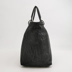 Sac Lady Dior en cuir tressé noir Dior