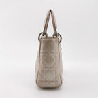 Sac Lady Dior en toile doré Dior