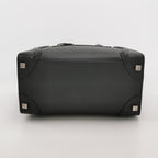 Sac Luggage Phantom Micro en cuir noir Celine