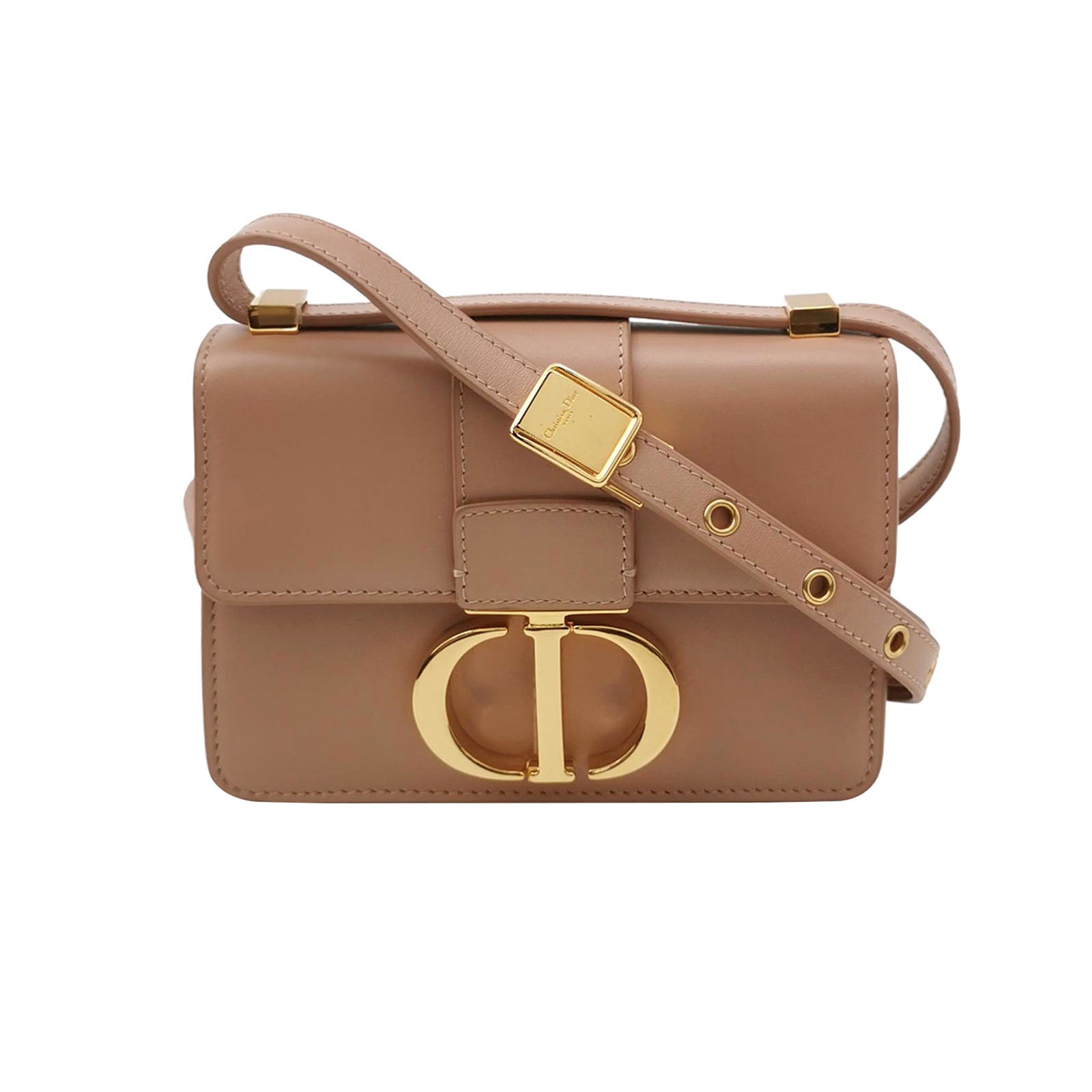 Sac Montaigne 30 Dior en cuir beige Dior