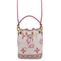 Sac Nano Noé Vintage en cuir blanc monogram rose Louis Vuitton