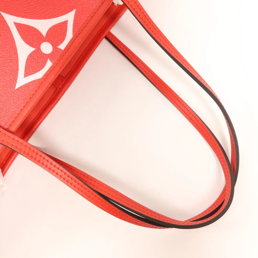 Sac Neverfull MM Vintage en toile monogramme rose rouge Louis Vuitton