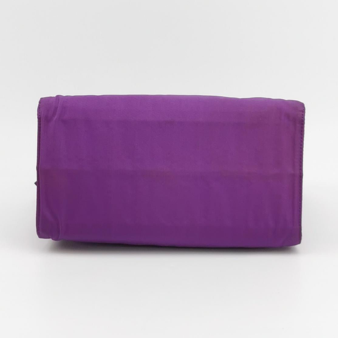 Sac Nylon en toile violète Secondement