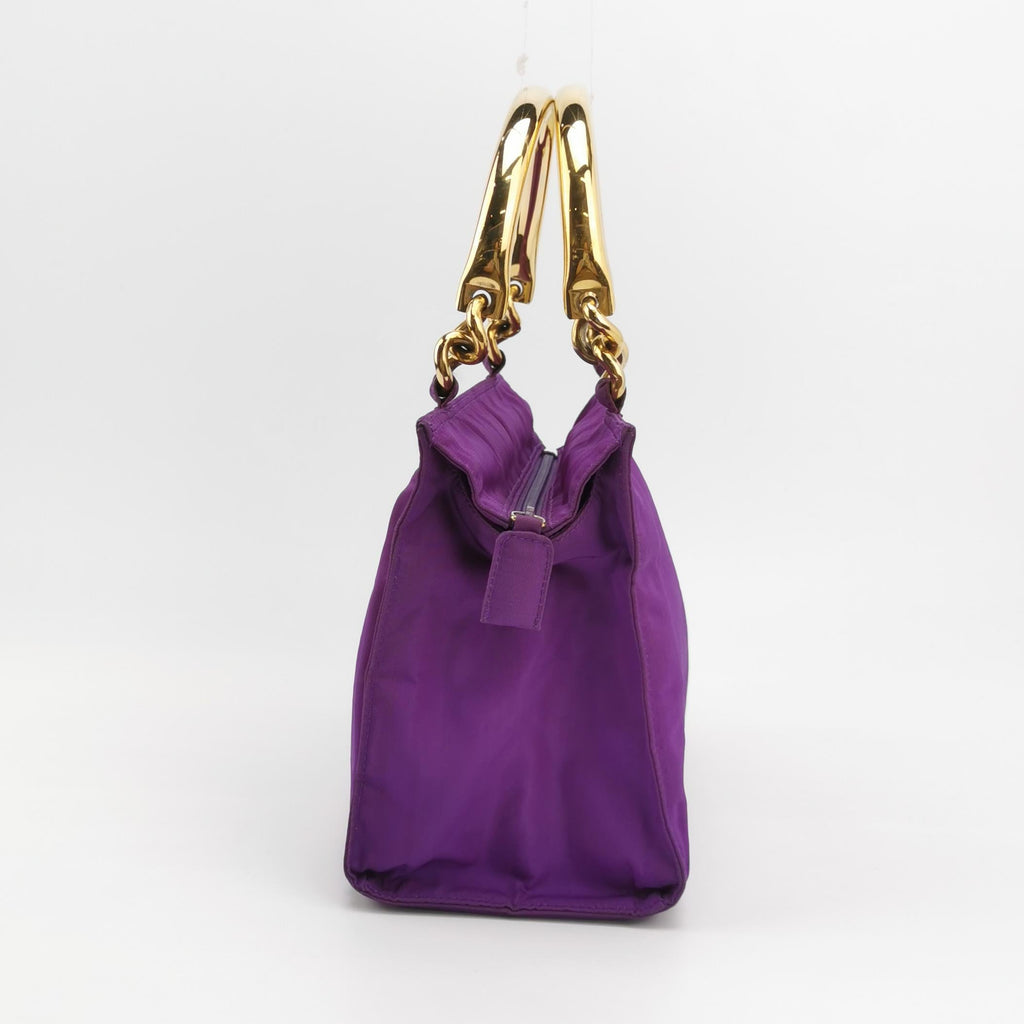 Sac Nylon en toile violète Secondement