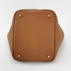 Sac Picotin seconde main en cuir marron Secondement