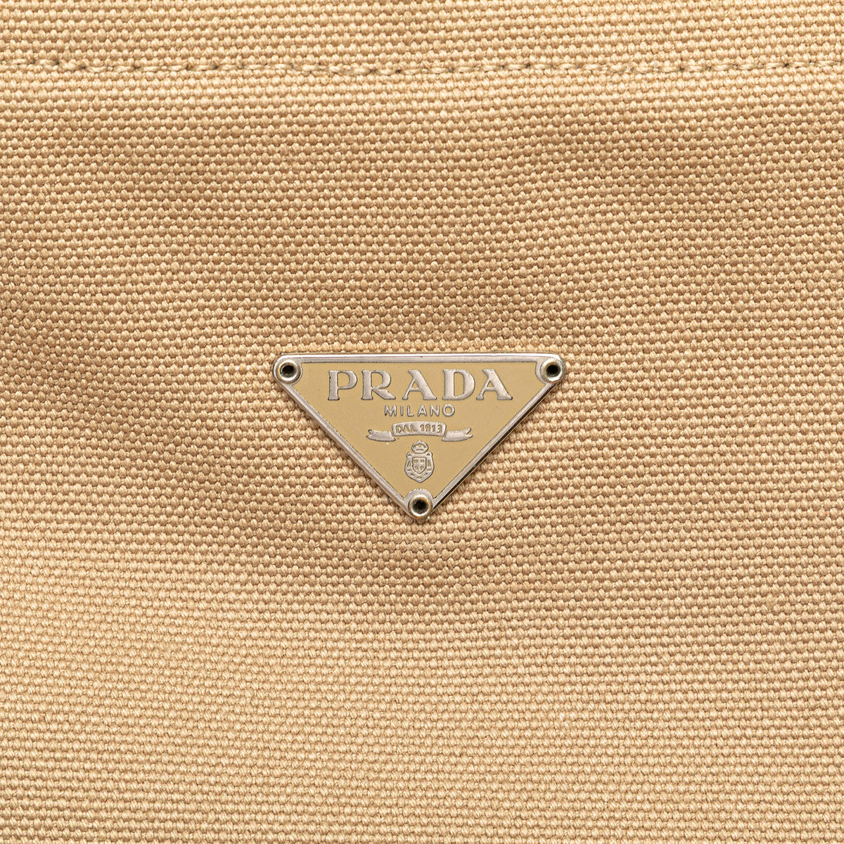Sac Prada Cinghiale Trimmed Canapa Cabas – photo 5
