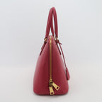 Sac Promenade en cuir rouge Prada