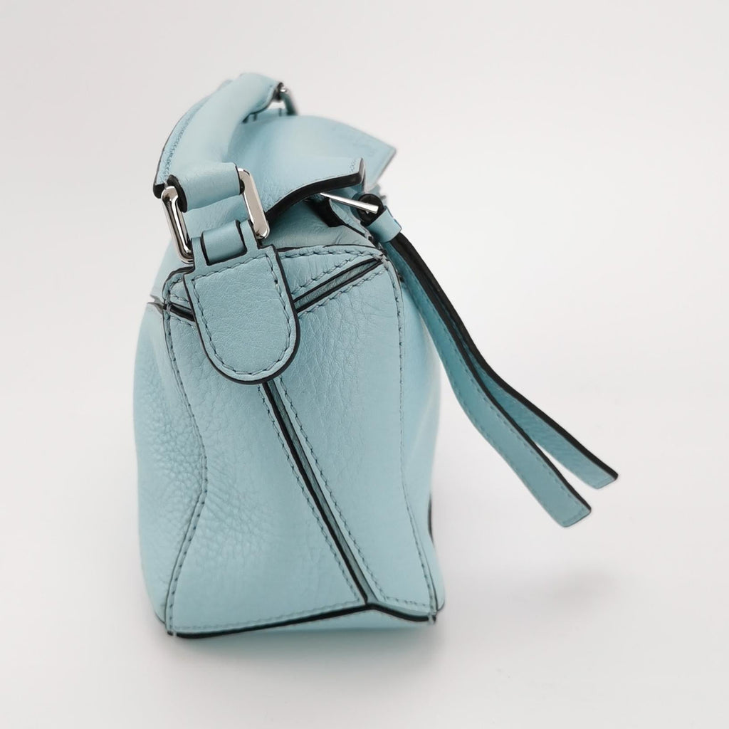 Sac Puzzle en cuir bleu Loewe