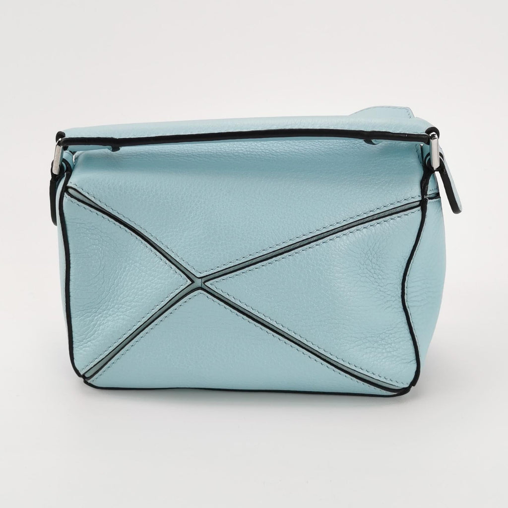 Sac Puzzle en cuir bleu Loewe