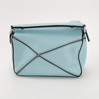 Sac Puzzle en cuir bleu Loewe