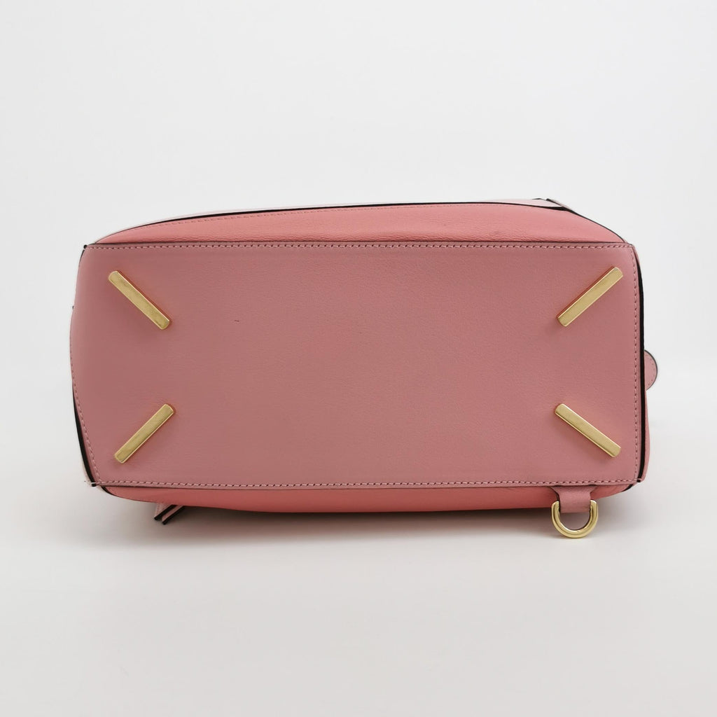 Sac Puzzle en cuir rose Loewe