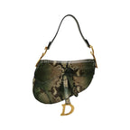 Sac Saddle Python vintage Dior