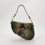 Sac Saddle Python vintage Dior