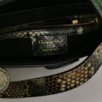 Sac Saddle Python vintage Dior
