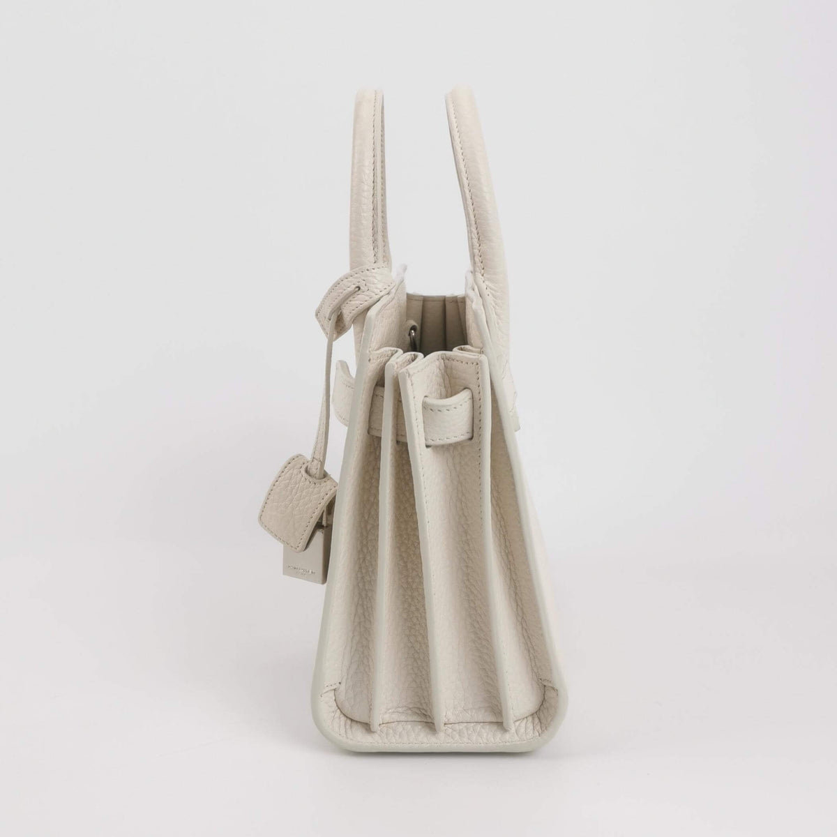 Sac de Jour Nano en cuir blanc