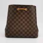 Sac Seau NéoNoé MM vintage en toile damier marron Louis Vuitton