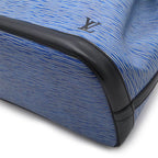 Sac Seau Petit Noé Vintage en cuir épi bleu Louis Vuitton