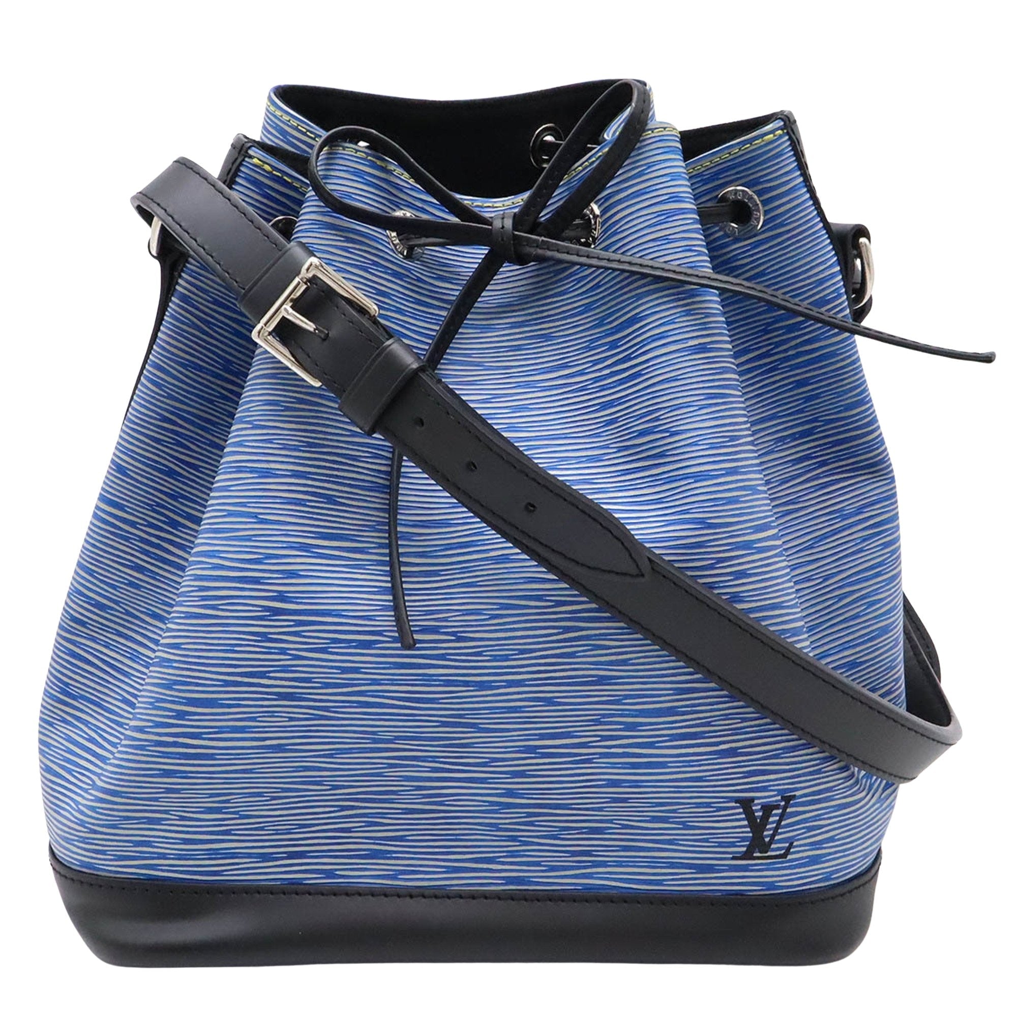 Sac Seau Petit Noé Vintage en cuir épi bleu Louis Vuitton