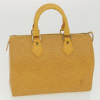 Sac Speedy 25 Vintage en cuir épi jaune Louis Vuitton