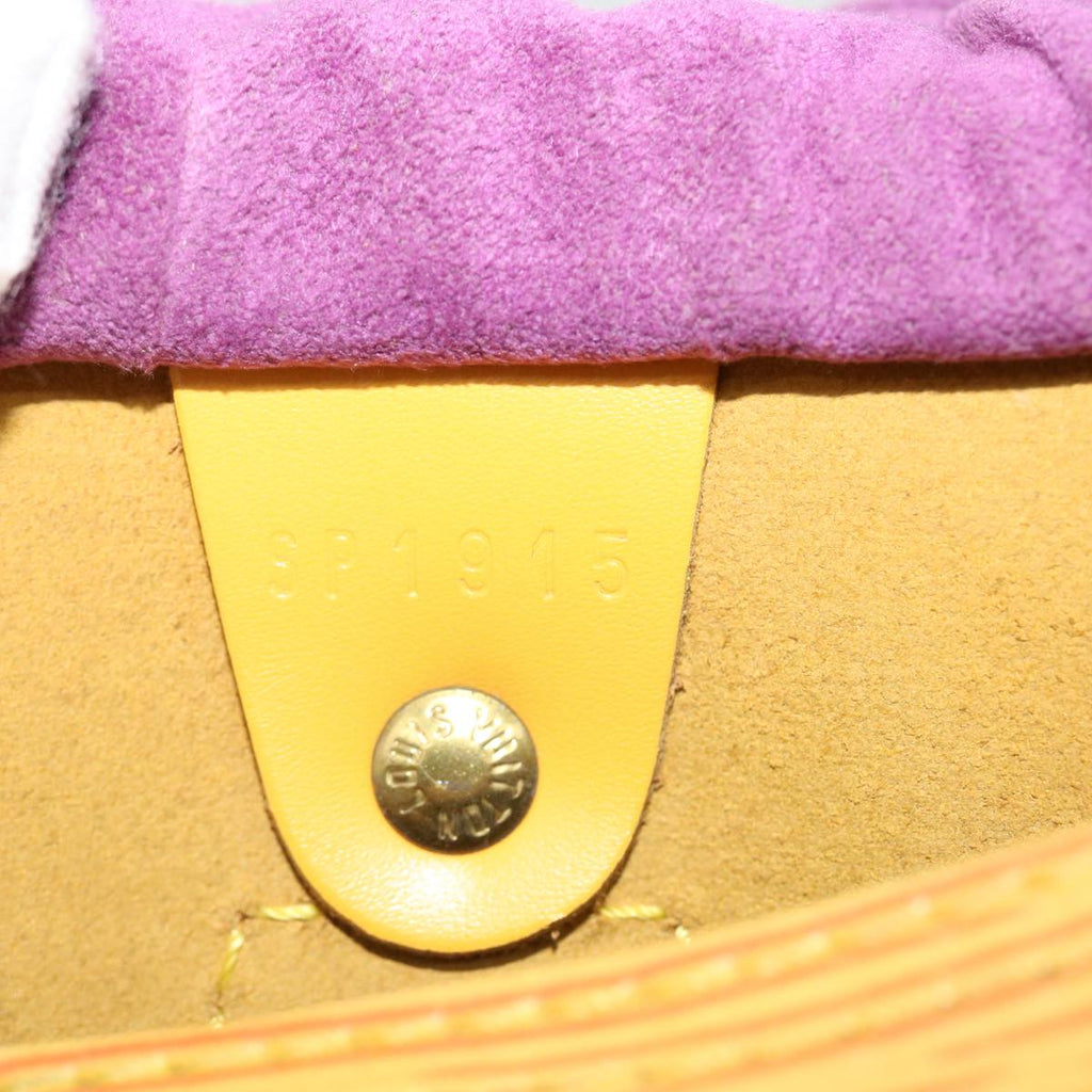 Sac Speedy 25 Vintage en cuir épi jaune Louis Vuitton