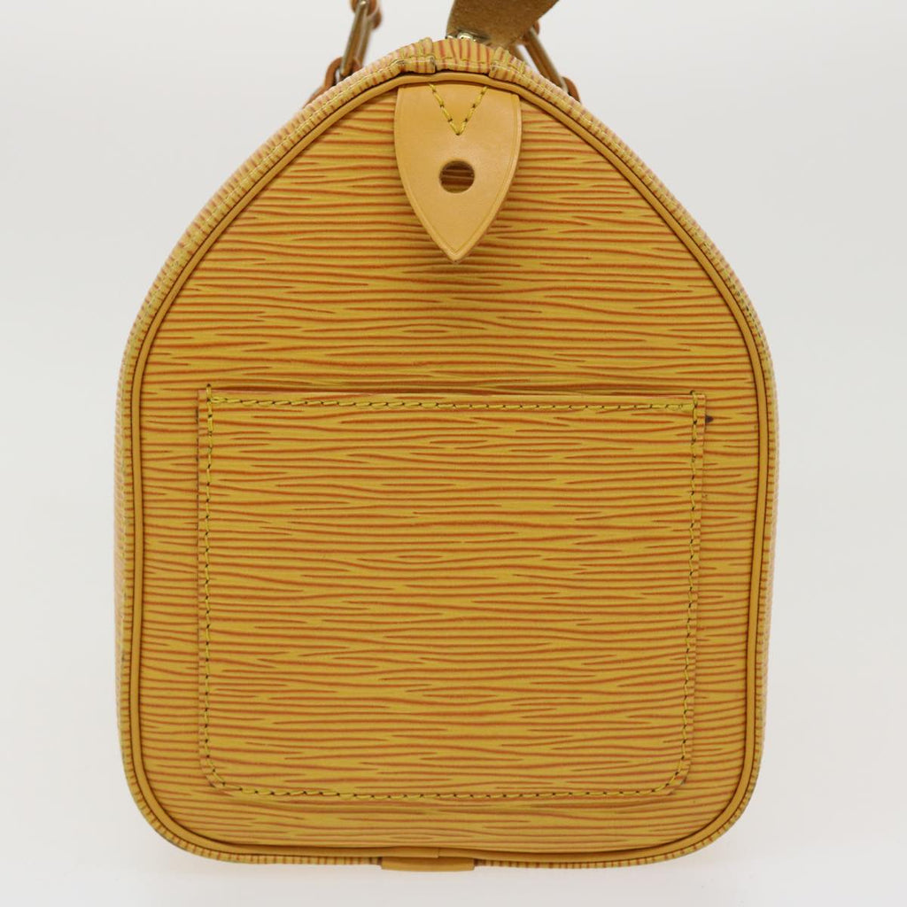 Sac Speedy 25 Vintage en cuir épi jaune Louis Vuitton
