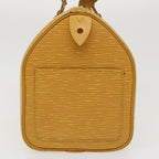 Sac Speedy 25 Vintage en cuir épi jaune Louis Vuitton