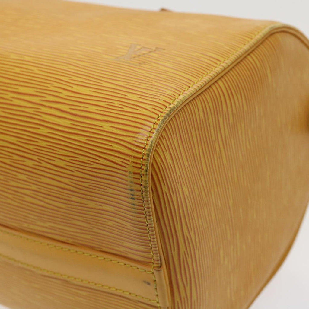 Sac Speedy 25 Vintage en cuir épi jaune Louis Vuitton