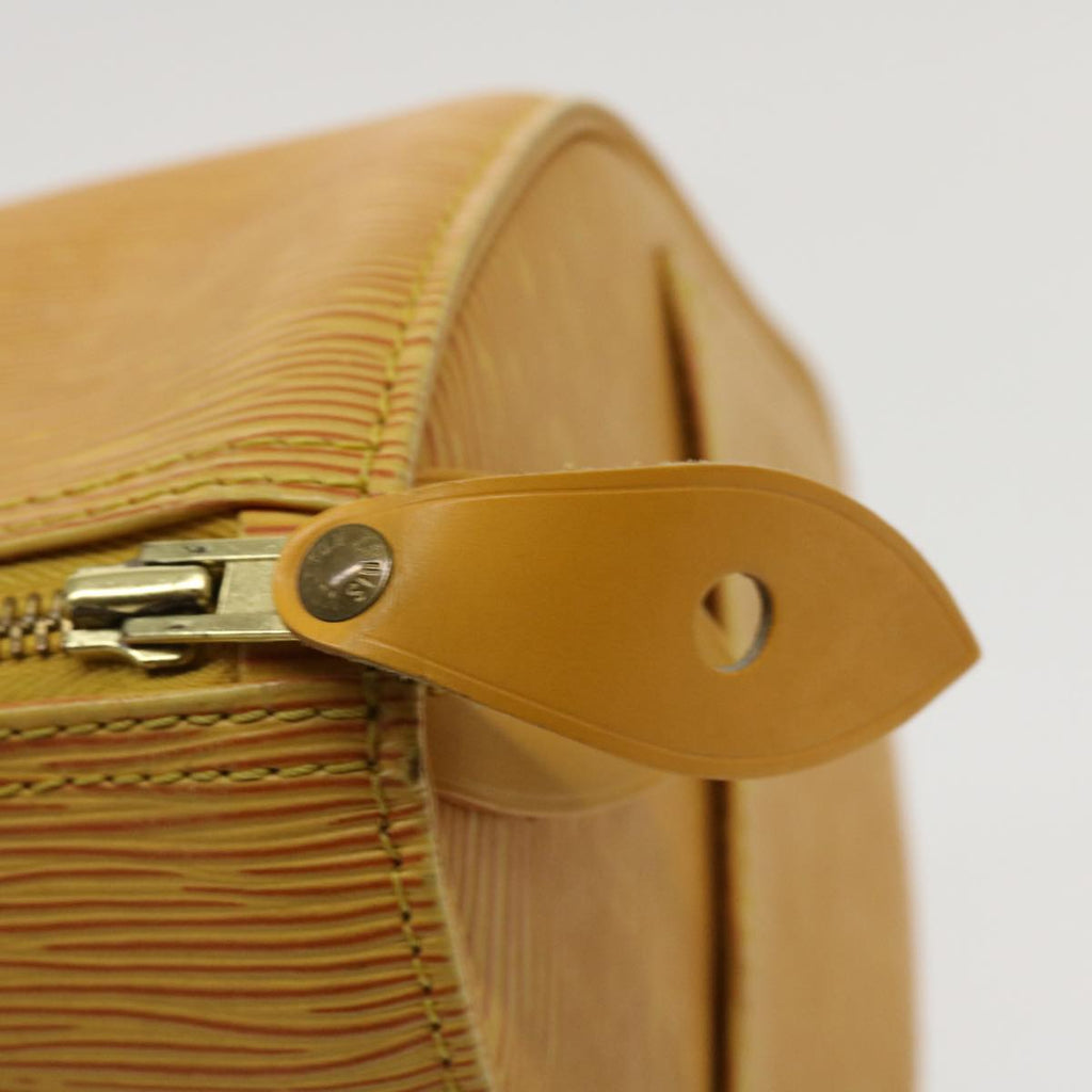 Sac Speedy 25 Vintage en cuir épi jaune Louis Vuitton