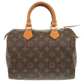 Sac Speedy 25 Vintage en toile monogram marron Louis Vuitton