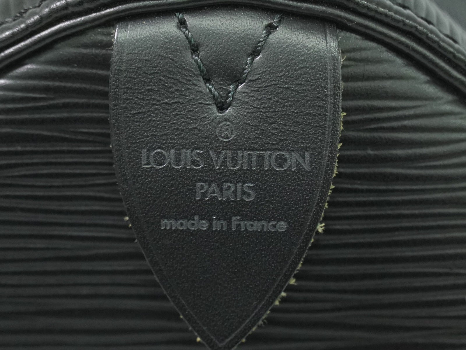 Sac Speedy 35 Vintage en cuir épi noir Louis Vuitton