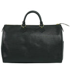 Sac Speedy 35 Vintage en cuir épi noir Louis Vuitton