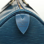 Sac Speedy Vintage en cuir épi bleu Louis Vuitton
