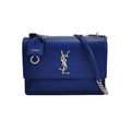 Sac Sunset en cuir bleu Secondement