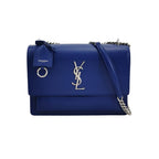 Sac Sunset en cuir bleu Secondement