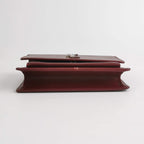 Sac Sunset Medium en cuir rouge Saint Laurent