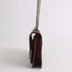 Sac Sunset Medium en cuir rouge Saint Laurent