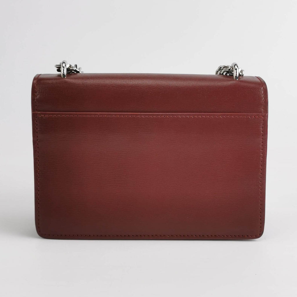 Sac Sunset Medium en cuir rouge Saint Laurent