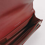 Sac Sunset Medium en cuir rouge Saint Laurent