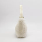 Sac Vintage 2000 en laine blanche Prada
