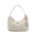 Sac Vintage 2000 en laine blanche Prada