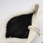 Sac Vintage 2000 en laine blanche Prada