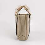 Sac Woody en toile beige Chloé