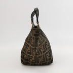Sac Zucca en toile monogram marron Fendi